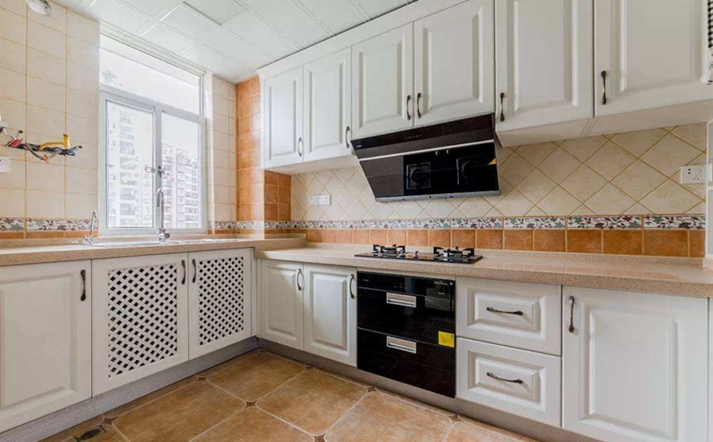 定制櫥柜吸油煙機安裝，星空梵高櫥柜