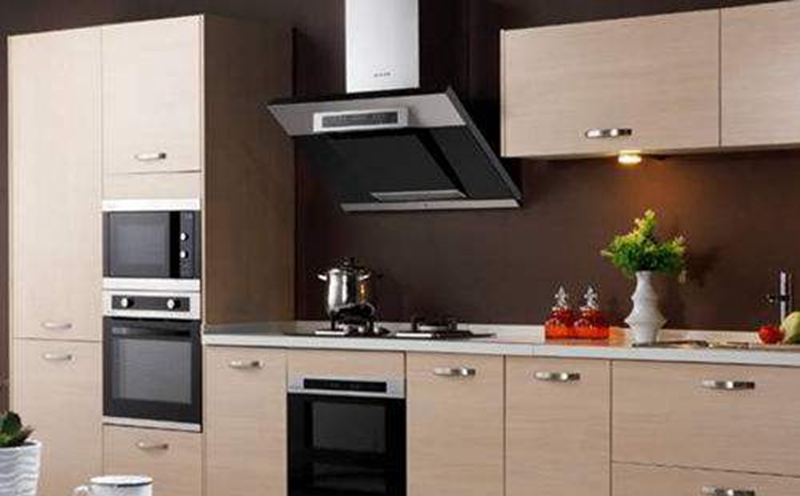 定制櫥柜吸油煙機安裝，星空梵高櫥柜