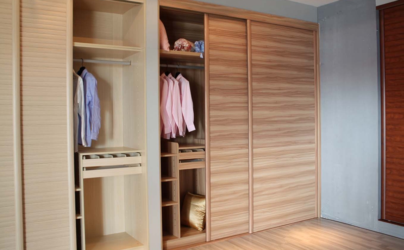 定制衣柜推拉移動門選擇，星空梵高定制衣柜