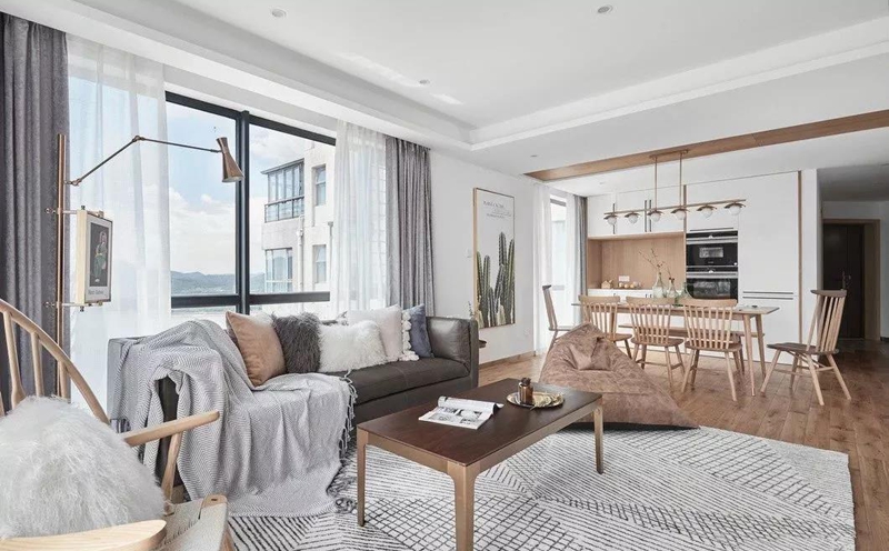 原木風全屋定制家居，星空梵高全屋定制