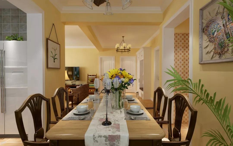 現代美式風格全屋定制,星空梵高全屋定制