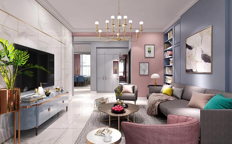 現代風格全屋定制，星空梵高全屋定制