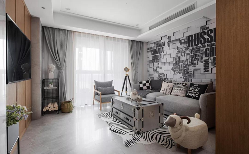 北歐風格全屋定制，星空梵高全屋定制