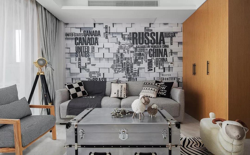 北歐風格全屋定制，星空梵高全屋定制